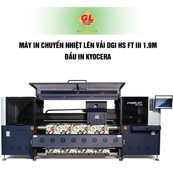 Máy in chuyển nhiệt DGI HS FT III Hàn Quốc 1.9m - Đầu in Kyocera